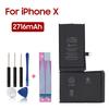 Перезаряжаемая литиевая батарея для iPhone X A1865 A1901 A1902 A1903 Аккумулятор для телефона 2716 мАч