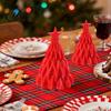 Outdoor Xmas Party Decor Christmas Tree Lamp, Light Up Mini Night Light, Festive Atmosphere Battery Operated Holiday Tabletop Decoration for