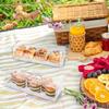 Dust-proof Cake Packaging Box Non-slip Bottom Bread Storage Container Cake Display Tray  Hotel