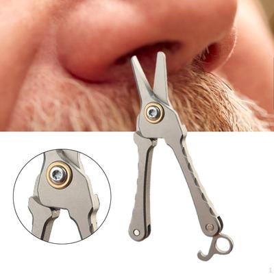 Мужские ножницы для волос в носу, инструмент для макияжа, триммер для лица, триммер для лица, для