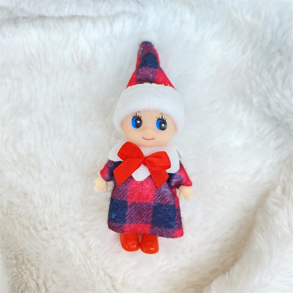 Christmas Mini Baby Elf Dolls Shining Kindness Craft Babies Doll Toy Decoration On The Shelf Gift For Girl Boy Kid
