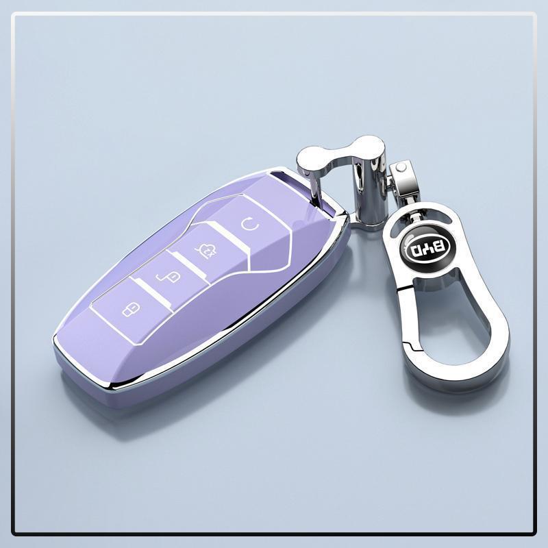 Роскошный персонализированный чехол для ключей для Han EV 2020-2021 - Полное покрытие и декоративная защита