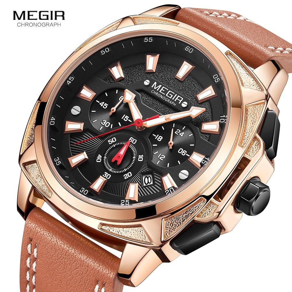 Мужские часы модные спортивные хронографы роскошные водонепроницаемые мужские часы аналоговые кварцевые наручные часы Relogio Masculino