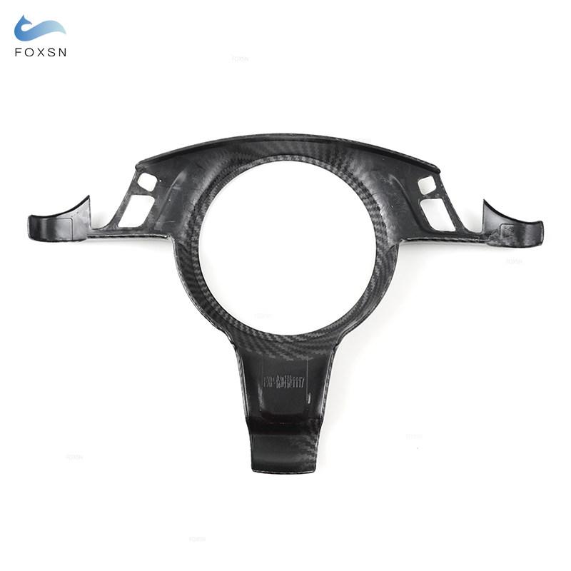 Для Porsche Cayenne 2011 2012 2013-2017 Для Panamera 2010-2014 2015 2016 ABS Карбоновая текстура Рамка панели рулевого колеса