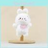 Cute Plush Animal Keyring Pp Cotton Filling Cartoon Style Kids Collector Doll