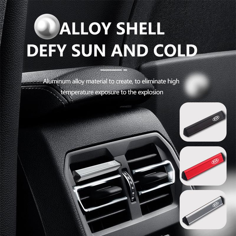 ASFRUQ1 For KIA Car Logo Aroma Stick Vent Air Freshener Fragrance Clip Auto Accessories Rio K5 K2 Sportage Ceed Sorento Picanto Stinger