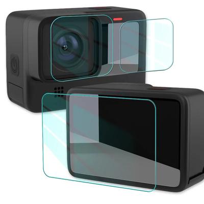 1-9 шт. HD закаленное стекло протектор экрана для GoPro Hero 13 12 11 10 9 черная защитная пленка для объектива камеры переднее заднее стекло экрана