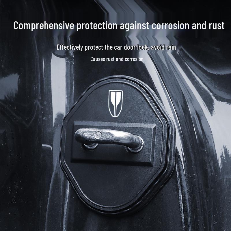 Hongqi HS7 Door Lock Protective Silicone Cover - Dustproof, Anti-rust, Shock Absorption