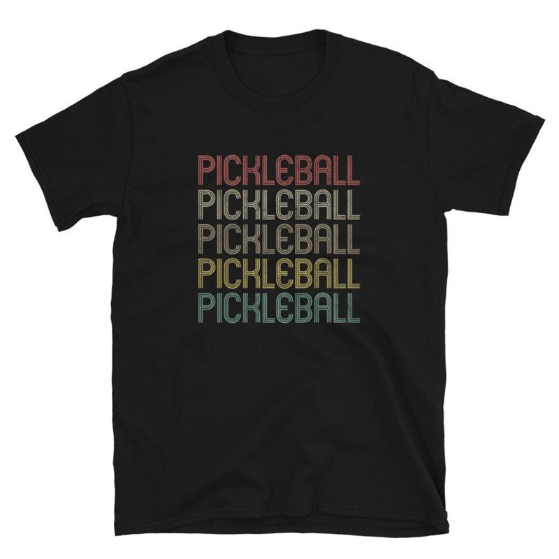 Retro Style Pickleball T Shirt 32