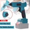 Electric  Melt Glue Gun Cordless Glue Grab 11Mm Glue Stick  Melt Welding Air Gun (No Battery) Fit Makita 18V Battery