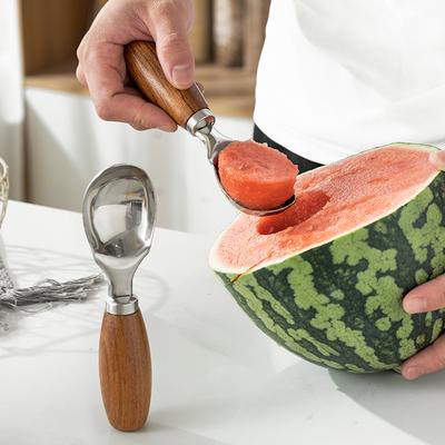 Ложка для мороженого из нержавеющей стали, Ложка для мороженого, Ложка для десертного торта, Ложки для фруктов и арбуза