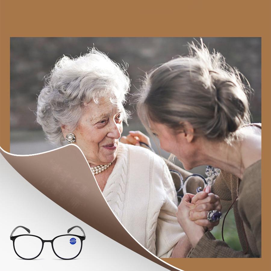 Модные очки для чтения в большой оправе с защитой от синего света, очки для пресбиопии, неполяризованные модные аксессуары