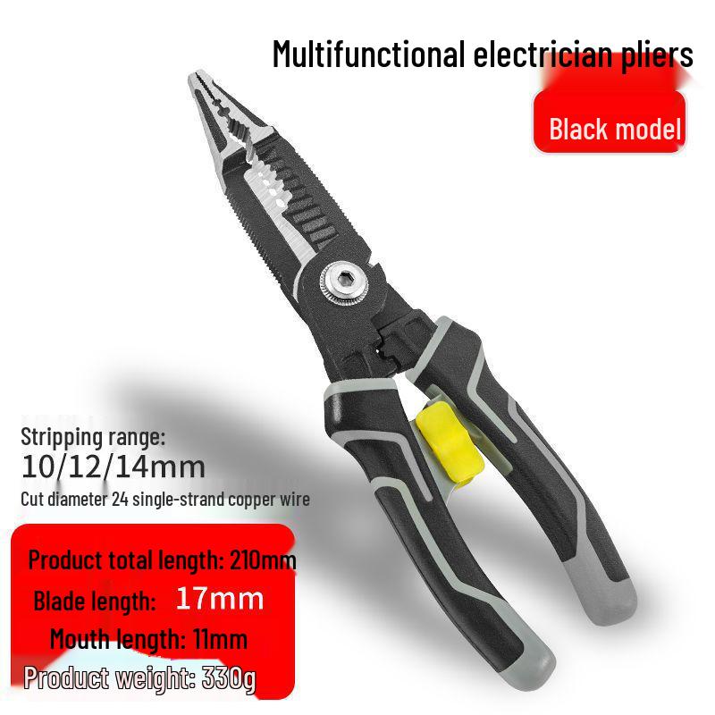 Многофункциональные плоскогубцы электрика семь в одном: Инструмент для снятия изоляции, обжима и плоскогубцы