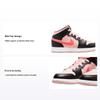 Детские кроссовки Air 1 Mid PS Black Pink Crimson Atmography Infrared-23 640734-604