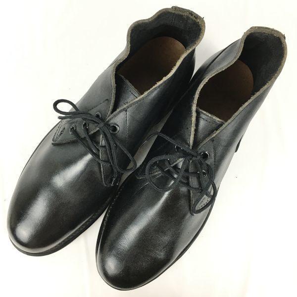 80s Vintage Addison Shoe Co Z41-1983/75 Size 6.5R 24.5 Steel Toe U.S. Navy Service Shoes Black(USED)