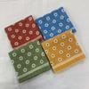 Live stream hot-selling Korean version, small fresh literary floral cotton square scarf, thin neck protection silk scarf, headband, headscarf.