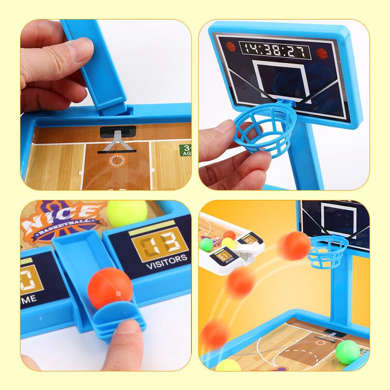 Mini basketball tabletop toy shooting hands-on puzzle indoor and outdoor interactive game education stress relief toys