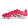 adidas Кроссовки Predator League Foldover Tongue FG MG Pure Victory Pack для мужчин, ярко-красные, облачно-белые, сердцевинно-черные ID1319