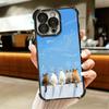 Милый котенок Мультяшный Кот Покрытие Чехол для Телефона Для Iphone 16 17 Pro Max Air 16E 14 15 Plus 12 13 Mini Противоударный Чехол с Подушкой Безопасности