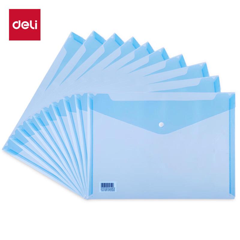 Deli 5505 A4 Transparent Waterproof Document Folder