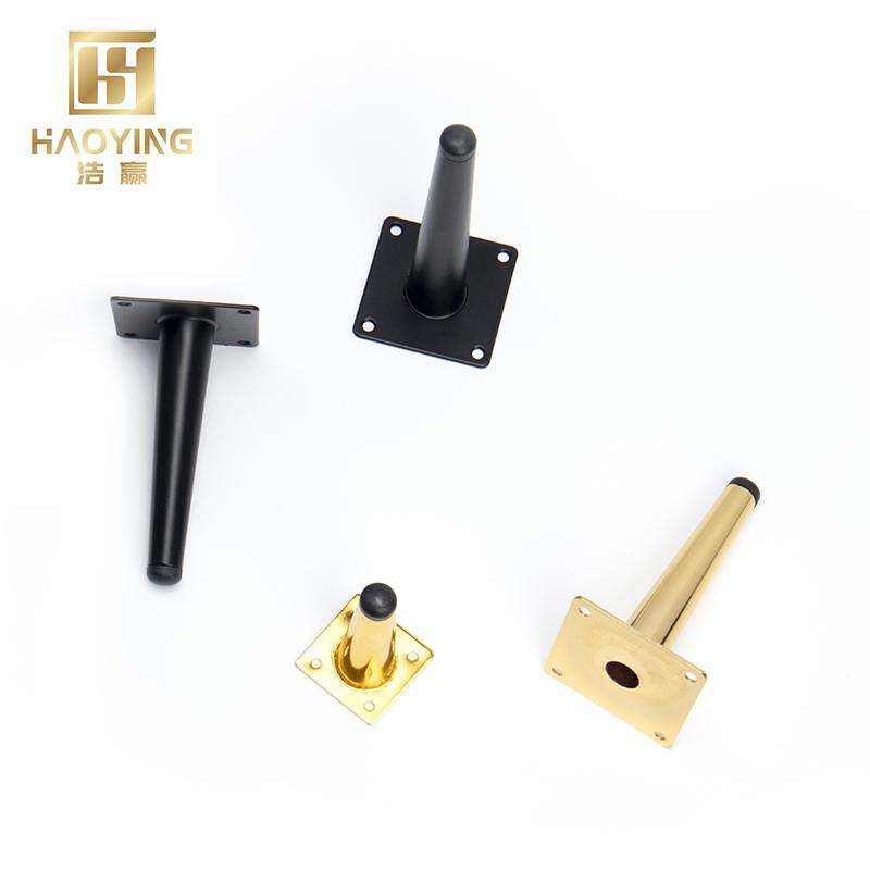 Modern Metal Brass Oblique Tapered Furniture Legs for Dining Kitchen Living Room Table and Chair Foot
