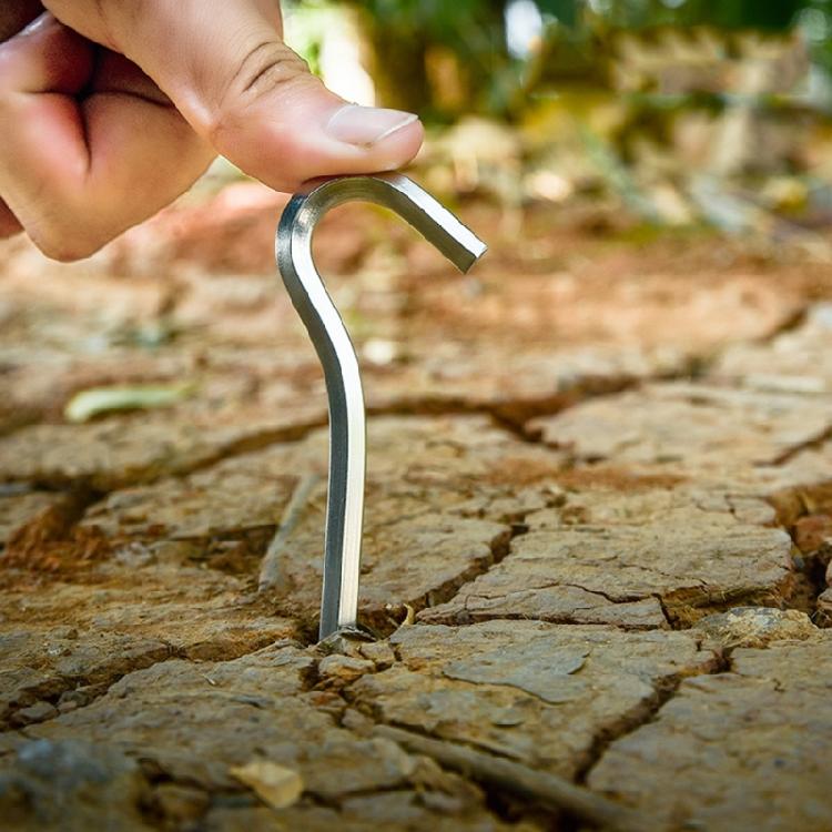 Aluminum Alloy Ground Nails Anchors Tent Accessory For Outdoor Camping Tent Peg