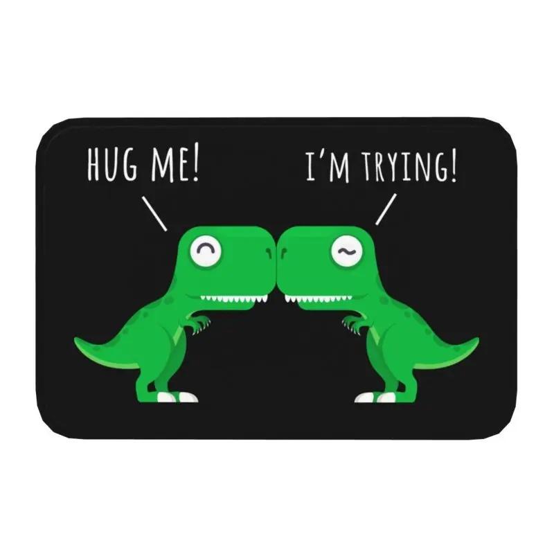 Забавный Оффлайн Без Интернета Динозавр Коврик для Двери Противоскользящий Вход Кухня Ванная Комната Пол Дверной Коврик Дино Гик Гараж Ковер