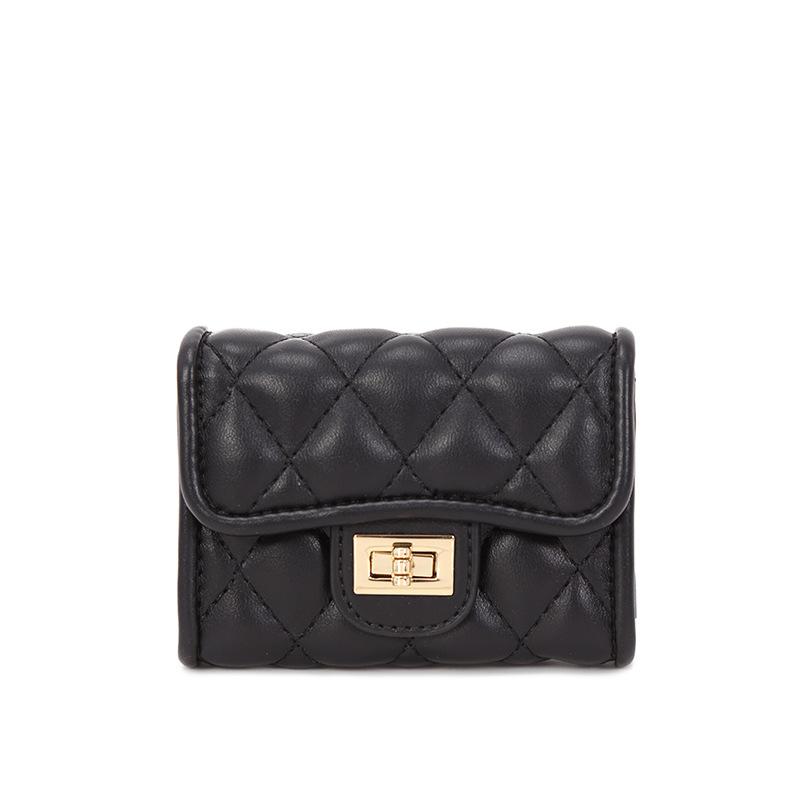 Женская сумка для мелочей, модная сумка для карточек с несколькими картами, маленький кошелек в клетку с ароматным ветром и бриллиантами