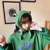 Cute Knitted  Frog Hat Knitted Warm Hat Cap Gift Idea Women  Beanie Hat  Autumn Season