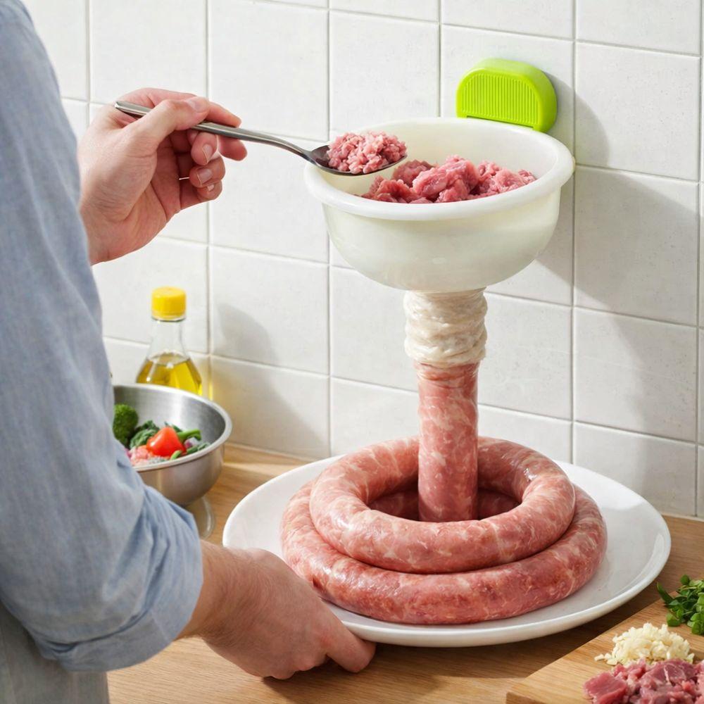Присоска Свиная Кишка Очиститель Инструмент Портативный Наполнитель для Колбас Машина Кулинария