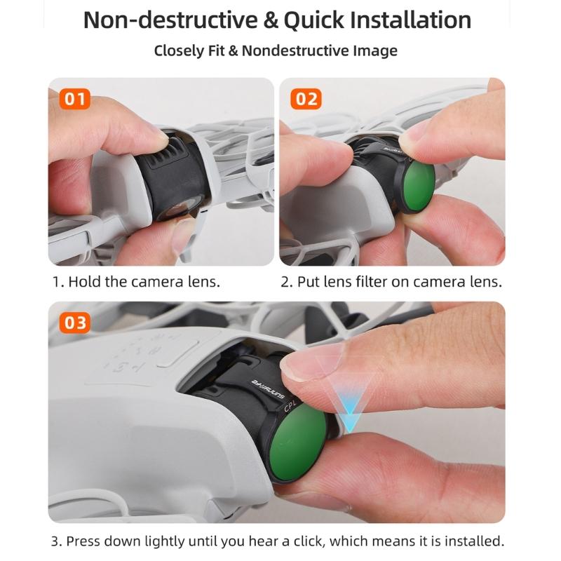 Фильтр для объектива для стабилизатора Фильтры для камеры Защита MCUV ND8 ND16 ND32 ND64 CPL