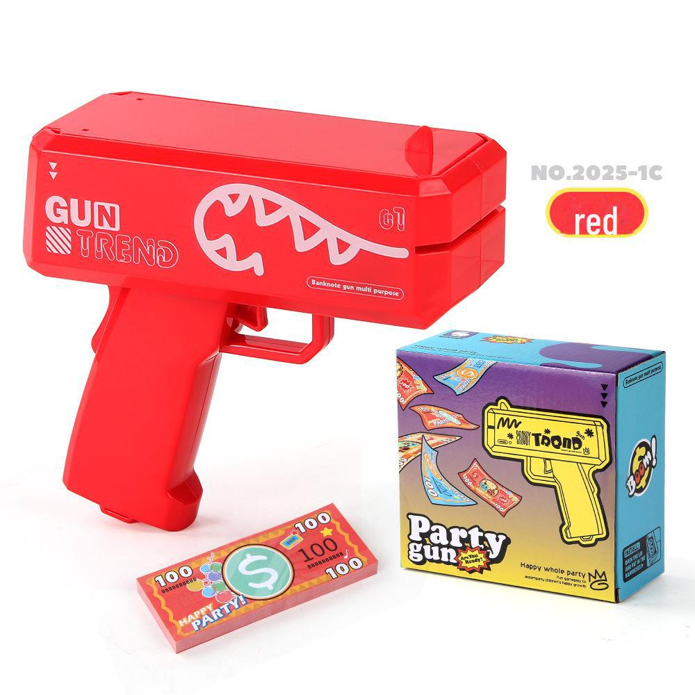 Уникальная игрушка-денежный пистолет для вечеринок и свадеб - стреляет купюрами долларов США