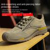 Labor Insurance Shoes Men's Summer Anti-smashing and Anti-piercing Steel Head Safety Construction Site Work Shoes