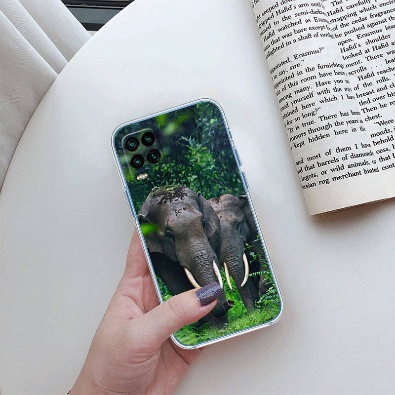 MH8 Animal Elephant Phone Case for Motorola Edge 20 30 S30 40 50 Fusion Lite Plus Pro Neo Ultra One Power Action Macro Hyper Vision Zoom