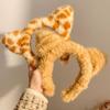 Модная моющая повязка на голову с мультяшным рисунком тигра, повязка на голову с кошачьими ушками, заколка с леопардовыми пятнами