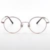 Aloeyewear [ALO BASIC] AL8201 1414G Круглые Металлические Очки Розового Золота
