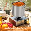 Stainless Steel Cookware Set Camping Cup Outdoor Portable Cooking Pot 2-3 People Camping Cookware