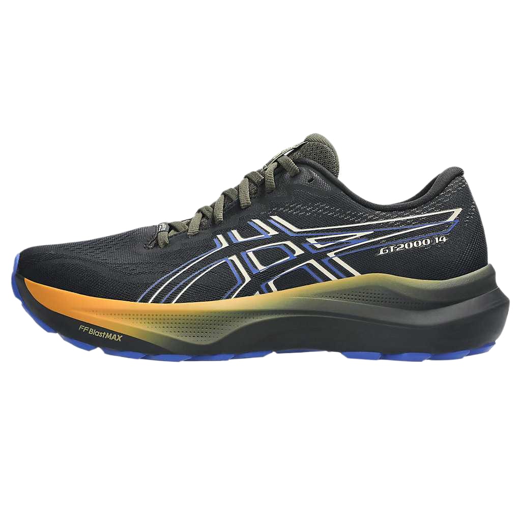 Asics GT 2000 14 Тканевые Дышащие Низкие Повседневные Для Бега на Длинные Дистанции Спринта Мужские Черные 1011C058-001