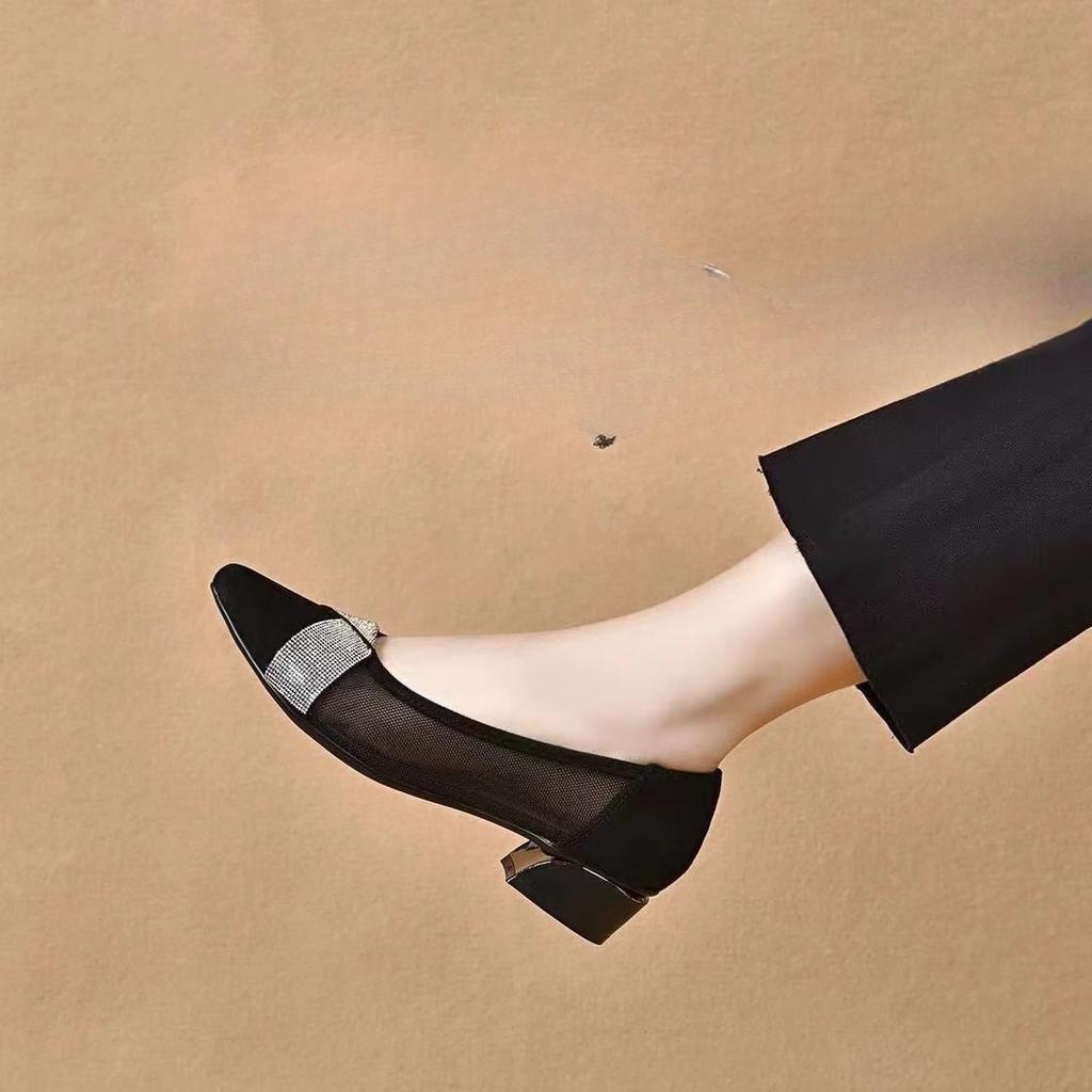 Женские туфли-лодочки осенние черные туфли женские модные кристальные туфли на высоком каблуке платье остроконечные изящные удобные туфли на низком каблуке сексуальные женские туфли на высоком каблуке