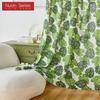 1 шт. модные и универсальные шторы с принтом в скандинавском деревенском стиле зеленого цвета для небольших окон, спальни, гостиной, балкона, дома, серии Dceor Nuan