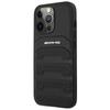 Amg Amhcp14Lgsebk Iphone 14 Pro 6.1 Black/Black Hardcase Leather Debossed Lines