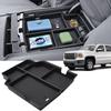 Органайзер центральной консоли Sixthsmoy для 2014-2018 Chevy Silverado 1500 и GMC Sierra 1500, лоток-контейнер для хранения подлокотника, аксессуары