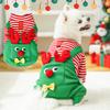 Christmas Day Pet Dog Dog Cat Clothing Supplies Elk Fleece Teddy Bigbear Quad Vest New