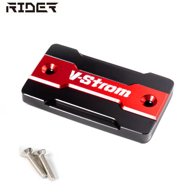 Для SUZUKI Vstrom 650 1000 DL650 DL1000 250 DL250 2004- Крышка бачка тормозной жидкости спереди, крышка бачка и крышка заливной горловины