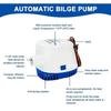 12v24v Automatic Bilge Pump Small Drainage Pump Pumping Yacht Battery Marine Pump DC Submersible Pump
