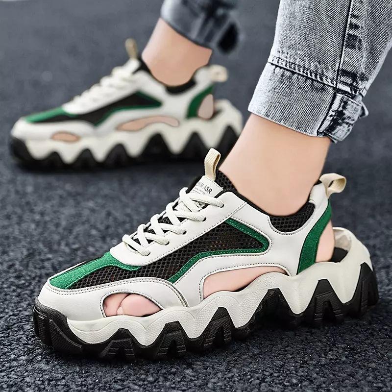 Новые летние туфли Baotou Student Outdoor Sports Beach Vacation Youth Dad Ins Fashion Shoes