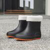Women's Non-Slip Mid-Calf Japanese Rain Boots - Fashionable Waterproof Outerwear Shoes