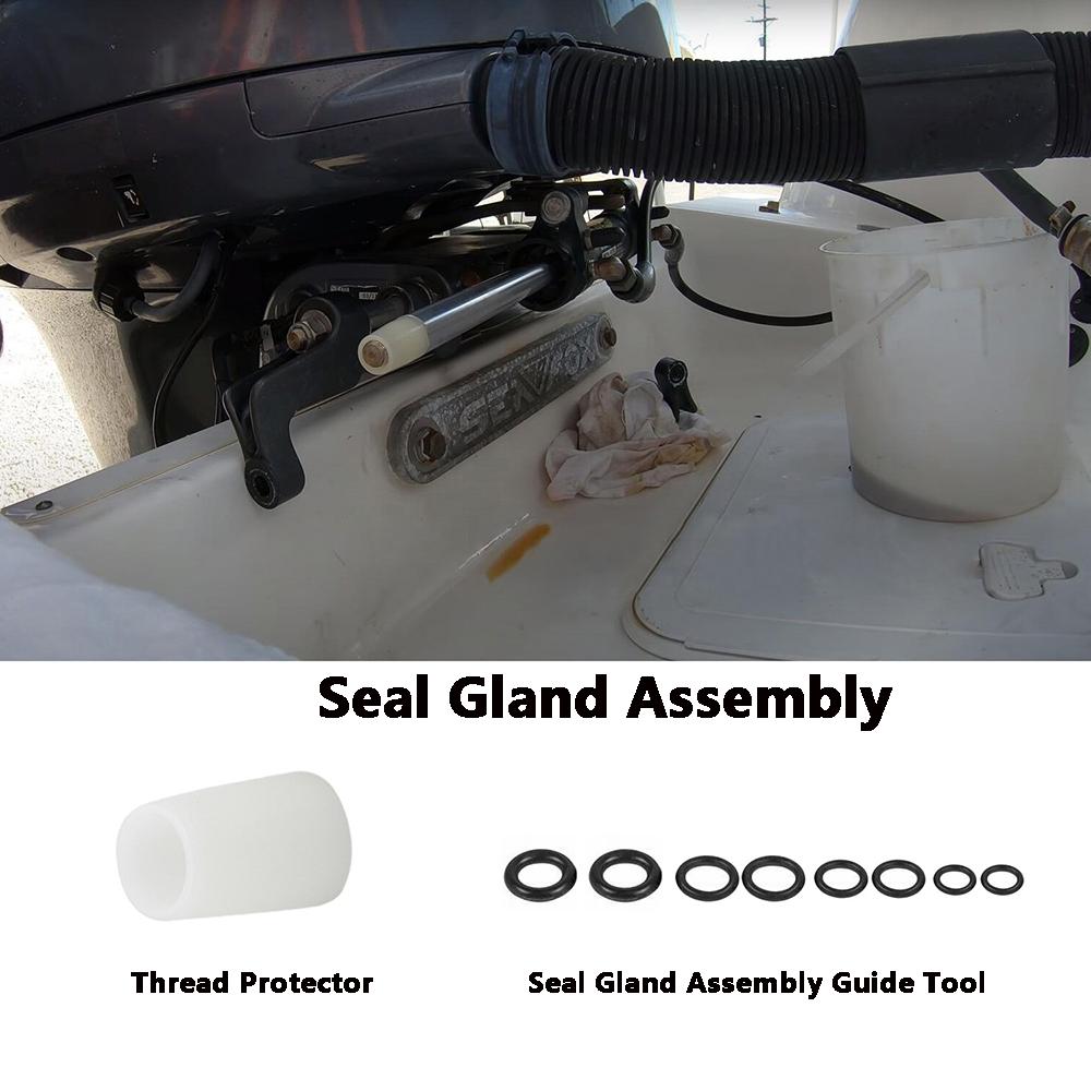 Front Mount Boat Hydraulic Steering Cylinder Seal Kit For Seastar With Wrench For HC5340 HC5341 HC5342 HC5343 HC5344 HC5345