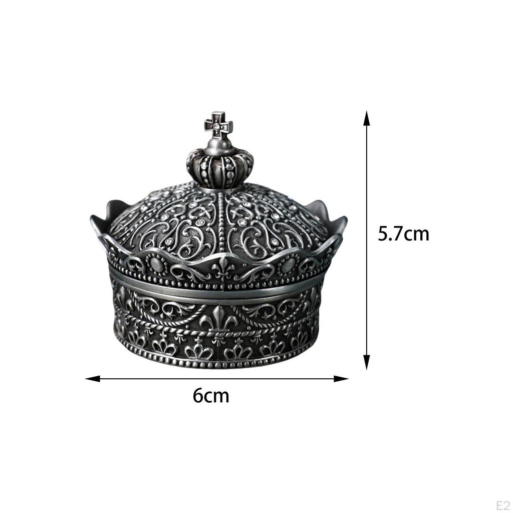 Шкатулка для украшений в виде короны для ожерелий и подвесок