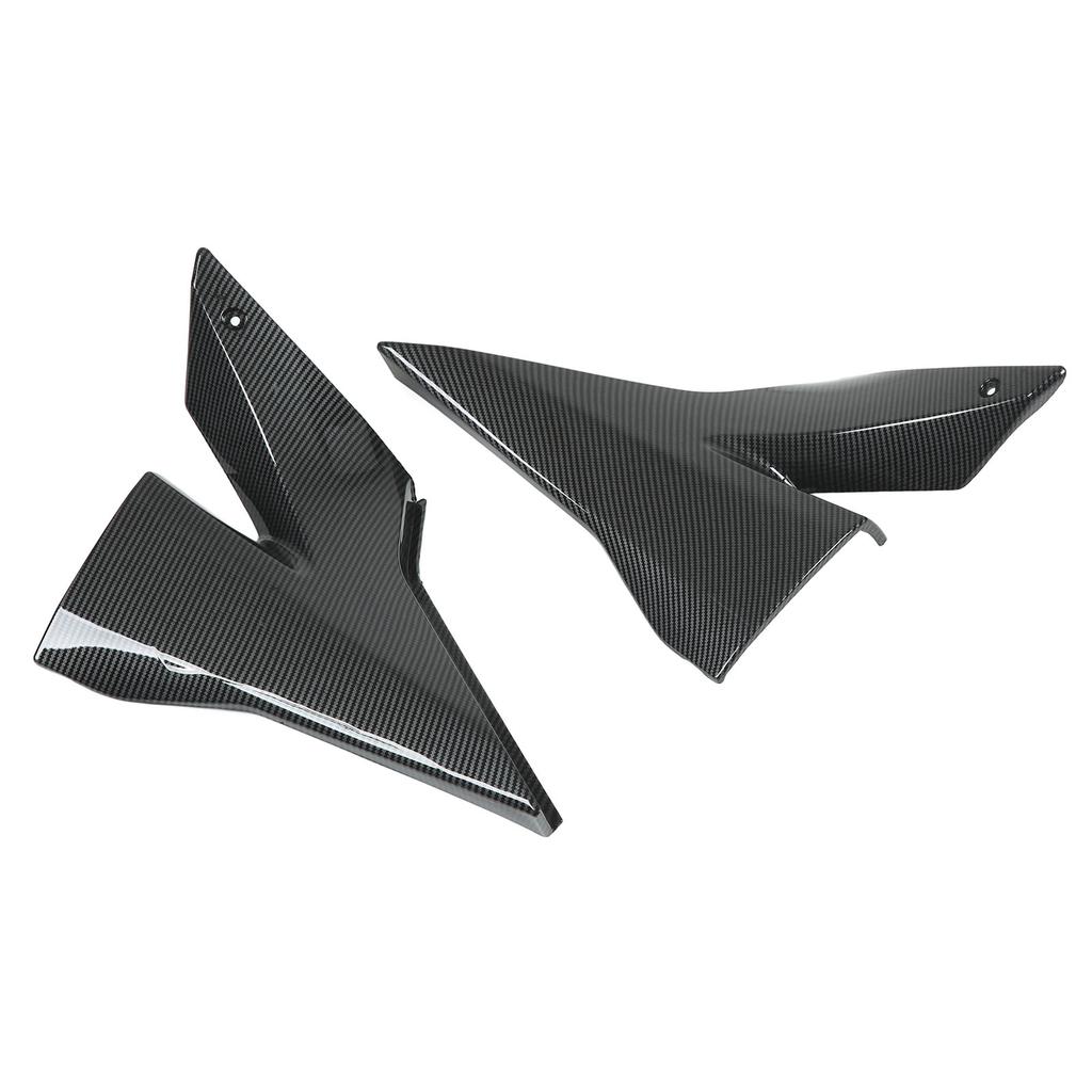2PCS Motorcycle Fuel Tank Side Panel Cover Carbon Fiber Style Fairing Replacement for ZX 10R 2004‑2005
